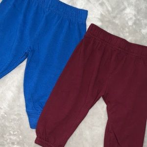 2 pack baby boys 3-6m pants